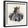 Portrait of Charles IV the Fair, King of France-null-Framed Giclee Print