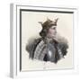 Portrait of Charles IV the Fair, King of France-null-Framed Giclee Print