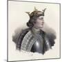 Portrait of Charles IV the Fair, King of France-null-Mounted Giclee Print