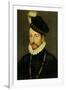 Portrait of Charles IX, King of France. Ca. 1570-Francois Clouet-Framed Art Print