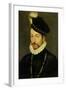 Portrait of Charles IX, King of France. Ca. 1570-Francois Clouet-Framed Art Print