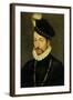 Portrait of Charles IX, King of France. Ca. 1570-Francois Clouet-Framed Art Print