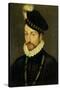 Portrait of Charles IX, King of France. Ca. 1570-Francois Clouet-Stretched Canvas