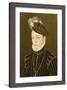 Portrait of Charles IX (Panel) (Related to Drawing in Hermitage, St. Petersburg)-Francois Clouet-Framed Giclee Print