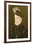 Portrait of Charles IX (Panel) (Related to Drawing in Hermitage, St. Petersburg)-Francois Clouet-Framed Giclee Print