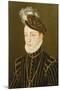 Portrait of Charles IX (Panel) (Related to Drawing in Hermitage, St. Petersburg)-Francois Clouet-Mounted Giclee Print