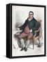 Portrait of Charles James Fox British Politician-Stefano Bianchetti-Framed Stretched Canvas