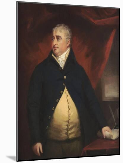 Portrait of Charles James Fox-Sir Henry Raeburn-Mounted Giclee Print