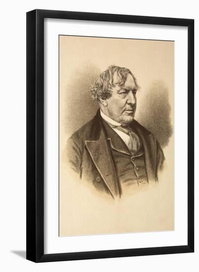 Portrait of Charles James Lever-null-Framed Giclee Print