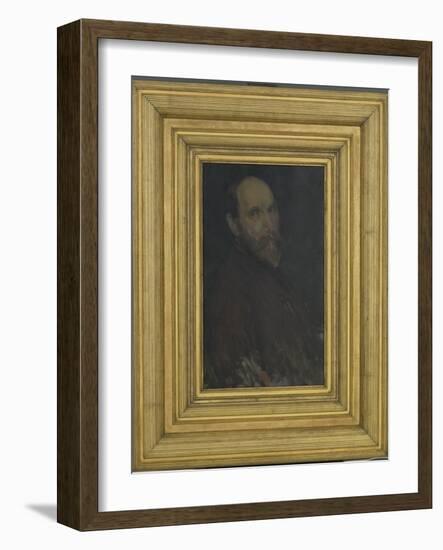 Portrait of Charles Lang Freer, 1902-03 (Oil on Wood Panel)-James Abbott McNeill Whistler-Framed Giclee Print