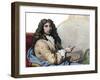 Portrait of Charles Lebrun (Le Brun) (1619-1690), French painter and art theorist-French School-Framed Giclee Print