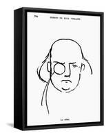 Portrait of Charles Leconte de Lisle-Paul Verlaine-Framed Stretched Canvas