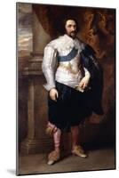 Portrait of Charles, Marquis De Vieuville-Sir Anthony Van Dyck-Mounted Giclee Print