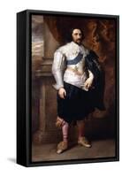 Portrait of Charles, Marquis De Vieuville-Sir Anthony Van Dyck-Framed Stretched Canvas