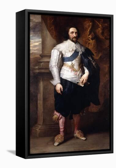 Portrait of Charles, Marquis De Vieuville-Sir Anthony Van Dyck-Framed Stretched Canvas