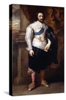 Portrait of Charles, Marquis De Vieuville-Sir Anthony Van Dyck-Stretched Canvas