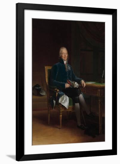 Portrait of Charles-Maurice de Talleyrand-Perigord, 1808-Francois Pascal Simon, Baron Gerard-Framed Giclee Print