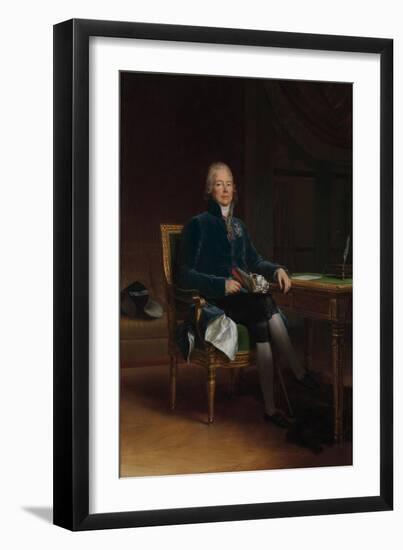 Portrait of Charles-Maurice de Talleyrand-Perigord, 1808-Francois Pascal Simon, Baron Gerard-Framed Premium Giclee Print