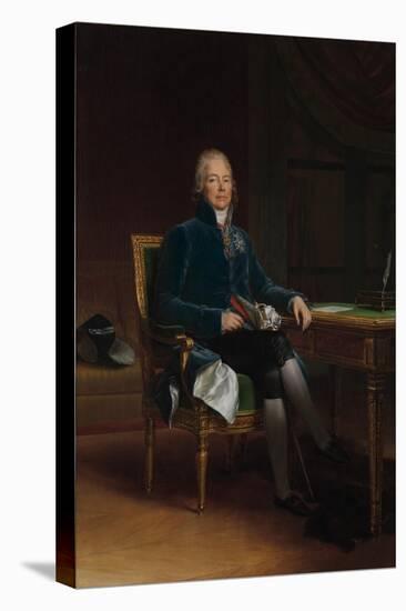 Portrait of Charles-Maurice de Talleyrand-Perigord, 1808-Francois Pascal Simon, Baron Gerard-Stretched Canvas