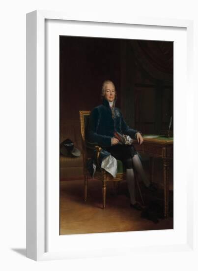 Portrait of Charles-Maurice de Talleyrand-Perigord, 1808-Francois Pascal Simon, Baron Gerard-Framed Giclee Print