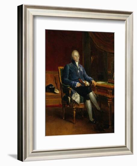 Portrait of Charles Maurice De Talleyrand Perigord, Prince of Benevent, 1808-Francois Gerard-Framed Art Print