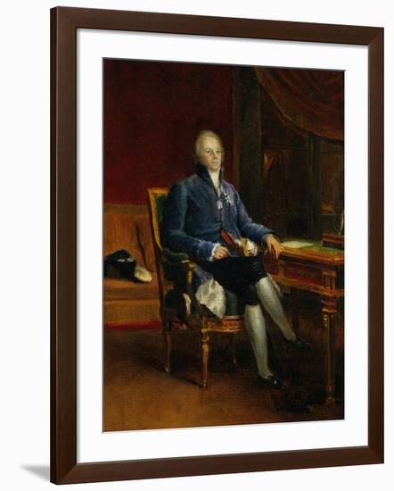 Portrait of Charles Maurice De Talleyrand Perigord, Prince of Benevent, 1808-Francois Gerard-Framed Art Print