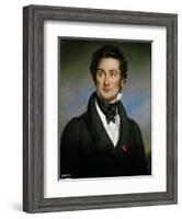 Portrait of Charles Nodier-Paulin Jean Baptiste Guerin-Framed Giclee Print