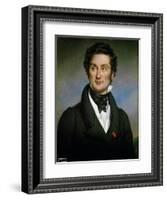 Portrait of Charles Nodier-Paulin Jean Baptiste Guerin-Framed Giclee Print