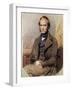 Portrait of Charles Robert Darwin-null-Framed Giclee Print