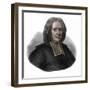 Portrait of Charles Rollin (1661-1741) French historian and educator-French School-Framed Giclee Print