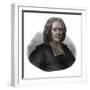 Portrait of Charles Rollin (1661-1741) French historian and educator-French School-Framed Giclee Print