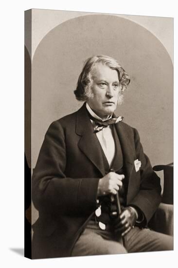 Portrait of Charles Sumner-null-Stretched Canvas