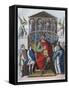 Portrait of Charles the Bald, Holy Roman Emperor-Stefano Bianchetti-Framed Stretched Canvas