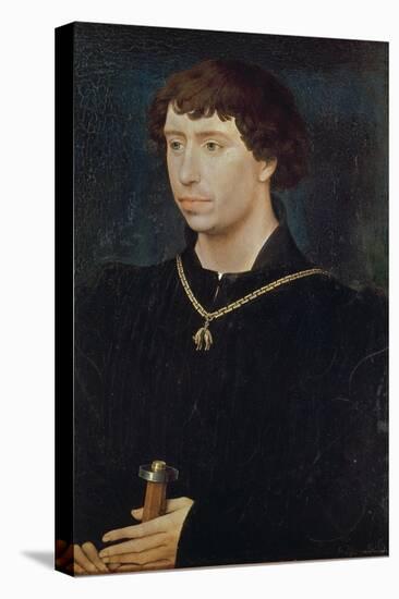 Portrait of Charles the Bold-Rogier van der Weyden-Stretched Canvas