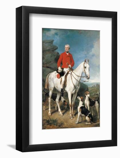 Portrait of Charles Trelawny-Sir Francis Grant-Framed Art Print