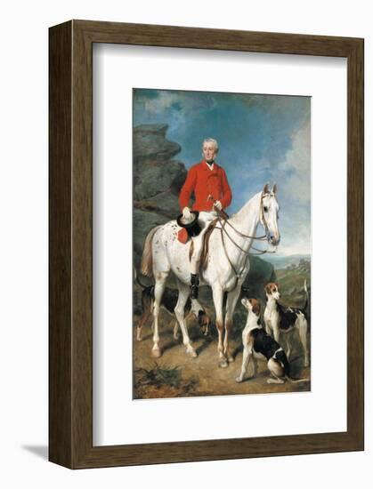 Portrait of Charles Trelawny-Sir Francis Grant-Framed Art Print