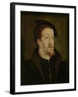 Portrait of Charles V, Holy Roman Emperor, Manner of Jan Cornelisz Vermeyen.-Jan Cornelisz Vermeyen-Framed Art Print