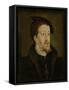 Portrait of Charles V, Holy Roman Emperor, Manner of Jan Cornelisz Vermeyen.-Jan Cornelisz Vermeyen-Framed Stretched Canvas