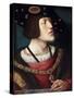 Portrait of Charles V, Holy Roman Emperor-Bernard Van orley-Stretched Canvas