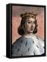 Portrait of Charles V of France, called the Wise (1338-1380), King of France-French School-Framed Stretched Canvas