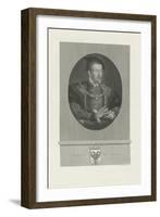 Portrait of Charles V of Spain (1500-155), 1848-1849-Jan Frederik Christiaan Reckleben-Framed Giclee Print