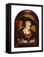 Portrait of Charles V of Spain (1500-155), C. 1520-null-Framed Stretched Canvas