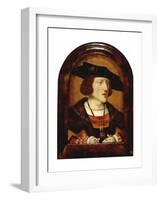 Portrait of Charles V of Spain (1500-155), C. 1520-null-Framed Giclee Print