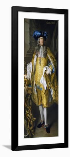 Portrait of Charles VI of Austria-null-Framed Giclee Print