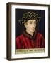 Portrait of Charles VII (1403-61) King of France-French School-Framed Giclee Print