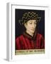 Portrait of Charles VII (1403-61) King of France-French School-Framed Giclee Print