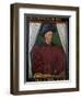 Portrait of Charles VII - by Jean Fouquet-null-Framed Giclee Print