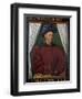 Portrait of Charles VII - by Jean Fouquet-null-Framed Giclee Print