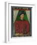 Portrait of Charles VII, King of France, circa 1445-50-Jean Fouquet-Framed Giclee Print