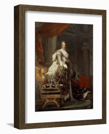 Portrait of Charles X by Francois Baron Gerard-null-Framed Photographic Print